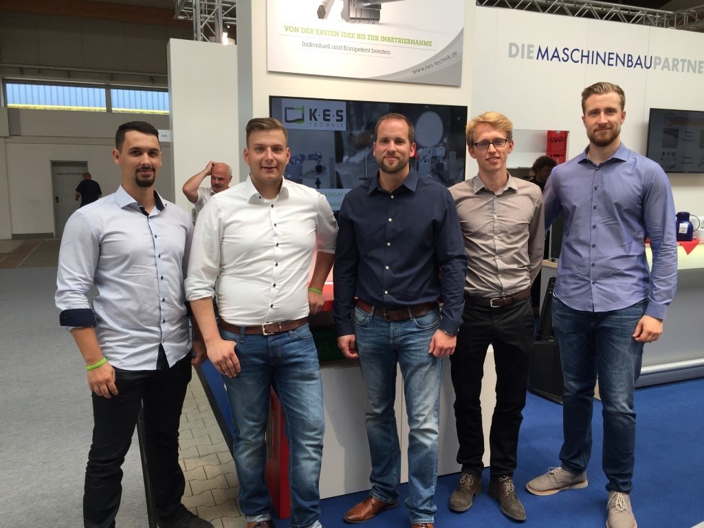 Das Team von K.E.S. auf der IndustrieMesse Nordhessen 2017